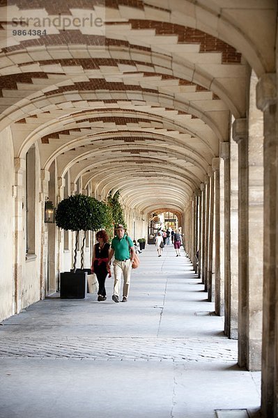 Paris Hauptstadt Frankreich Europa Place des Vosges