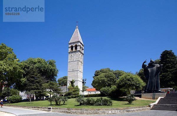 Statue Europa Adriatisches Meer Adria Glocke Kroatien Split