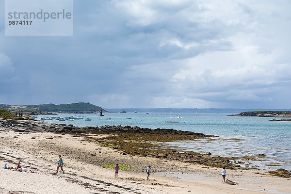 Strand klein Insel Bretagne
