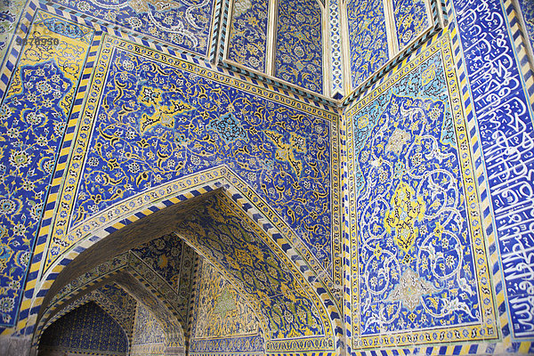 Wand Isfahan Moschee Platz des Imams