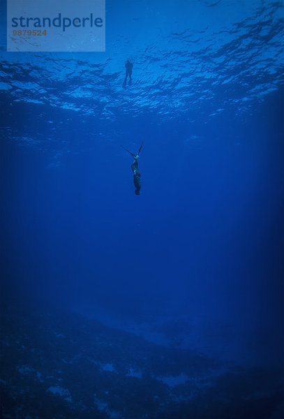 'Free diving; Niue'