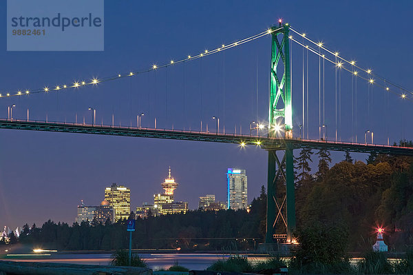 Brücke Eingang ambleside British Columbia Innenstadt Vancouver
