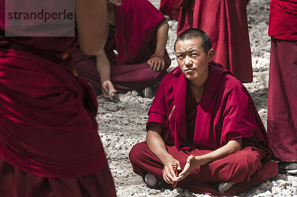 Tradition Diskussion fünfstöckig Buddhismus Tibet Kloster