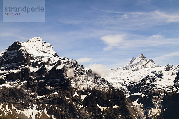 Ansicht Berner Oberland Grindelwald Schweiz