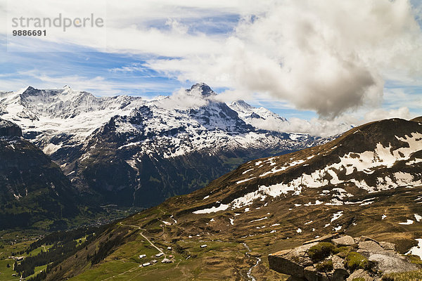 Ansicht Eiger Berner Oberland Grindelwald Schweiz