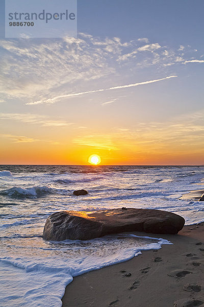 Amerika Strand Sonnenuntergang Verbindung öffentlicher Ort Massachusetts