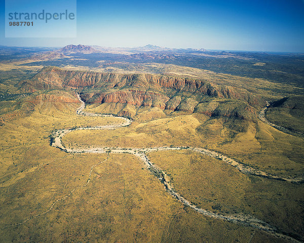 Gebirge über Ansicht Luftbild Fernsehantenne Australien Northern Territory
