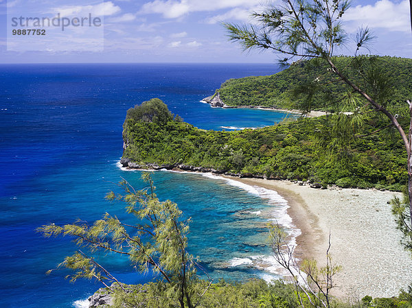 Küste Insel hinaussehen Tonga