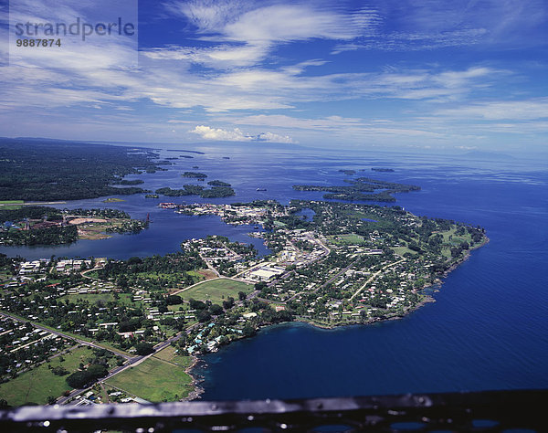 Ansicht Luftbild Fernsehantenne Papua-Neuguinea