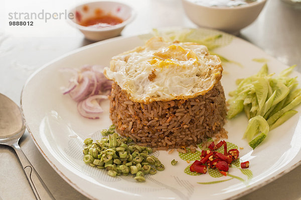 Lifestyle Reis Reiskorn Kambodscha fettgebraten