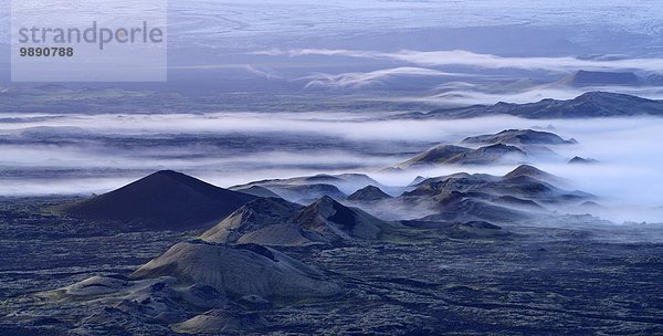 Lakagigar Vulkankrater  Skaftafell Nationalpark  Island