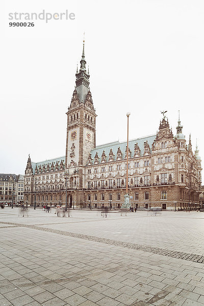 Deutschland  Hamburg  Blick zum Rathaus