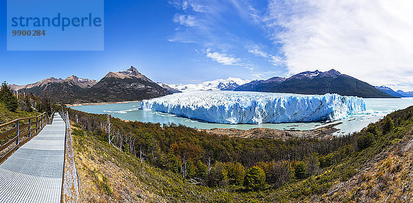 Argentinien  Patagonien  Perito-Moreno-Gletscher und Argentino-See im Nationalpark Los Glaciares