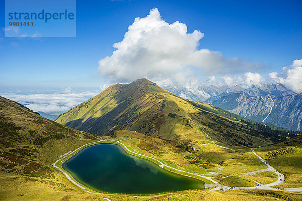 Deutschland  Bayern  Allgäuer Alpen  Stausee am Fellhorn