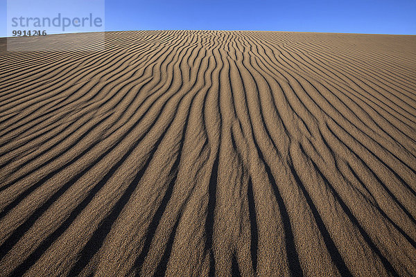 Strukturen im Sand  Dünen von Maspalomas  Naturschutzgebiet  Gran Canaria  Kanarische Inseln  Spanien  Europa