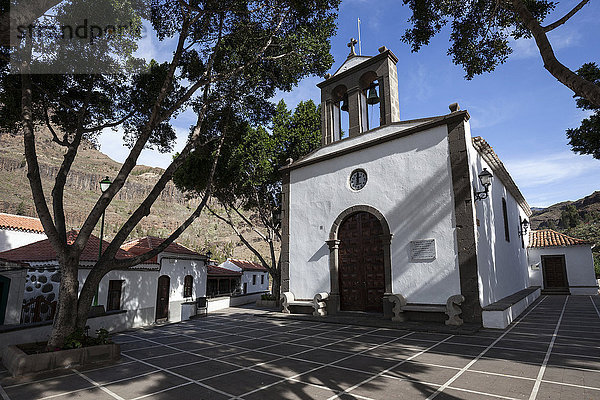 Kirche in Fataga  Gran Canaria  Kanarische Inseln  Spanien  Europa