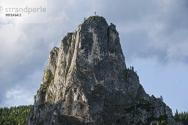 Steiler Felsen  Nationalpark Cheile Bicazului-H??ma?  Karpaten  Rumänien  Europa