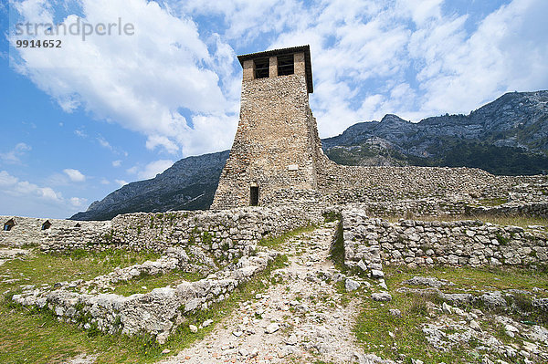 Festung  Kruja  Albanien  Europa