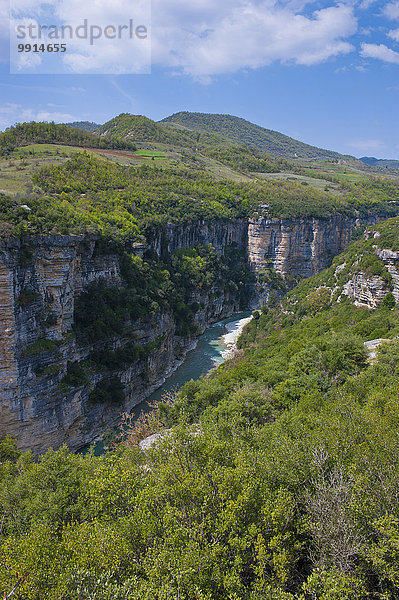 Osum-Schlucht  bei Berat  Albanien  Europa