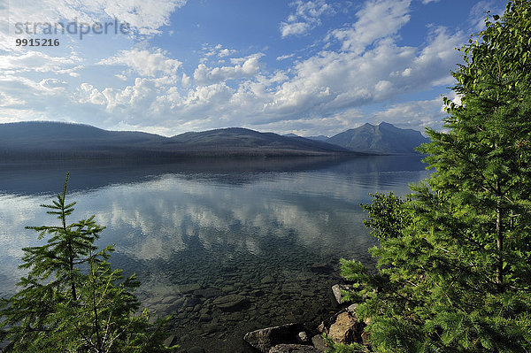 McDonald Lake  Glacier-Nationalpark  Montana  USA  Nordamerika