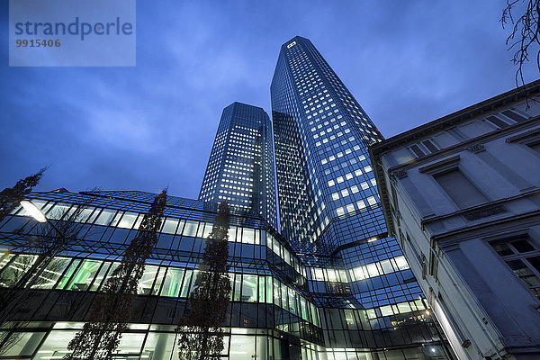 Hauptsitz der Deutschen Bank  Frankfurt am Main  Hessen  Deutschland  Europa