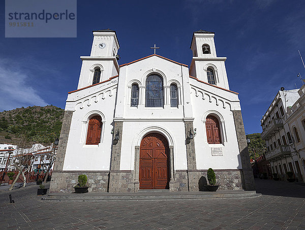 Kirche in Tejeda  Cruz de Tejeda  Gran Canaria  Kanarische Inseln  Spanien  Europa