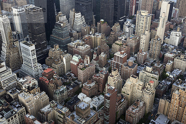 Ausblick vom Empire State Building auf die Hochhäuser von Murray Hill  Midtown Manhattan  New York  USA  Nordamerika