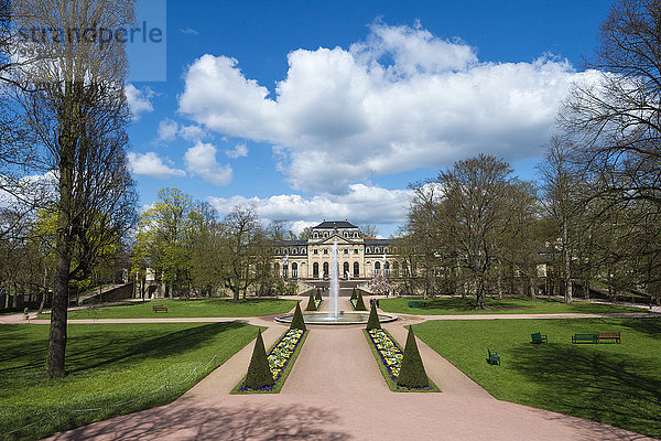 Schlossgarten mit Orangerie  Fulda  Hessen  Deutschland  Europa