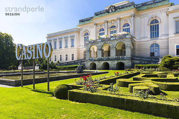 Schloss Klessheim  Casino  bei Salzburg  Flachgau  Salzburger Land  Österreich  Europa