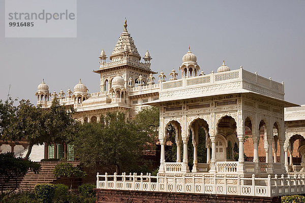 Jaswant Thada Mausoleum  Jodhpur  Rajasthan  Indien  Asien
