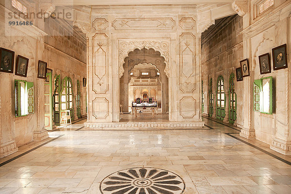 Innenraum  Jaswant Thada Mausoleum  Jodhpur  Rajasthan  Indien  Asien