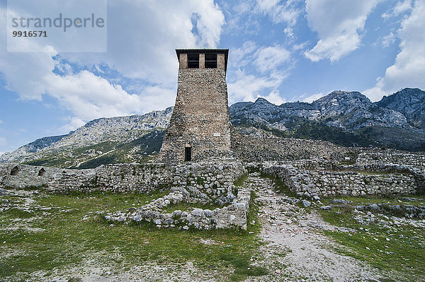 Festung  Kruja  Albanien  Europa