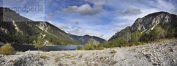 Berg Landschaft See Herbst Tirol Österreich