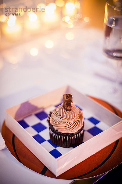 Individualität Close-up Schokolade cupcake