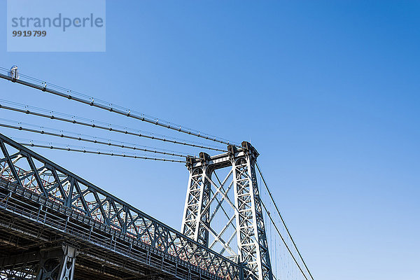 Vereinigte Staaten von Amerika USA New York City Brooklyn Williamsburg Bridge