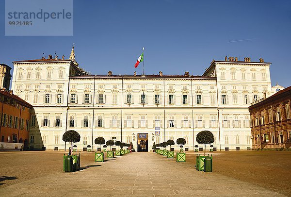 Königlicher Palast  Piazza Castello  Turin  Piemont  Italien