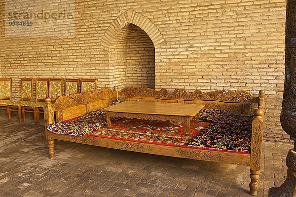Gebäude niemand Bett Architektur Geschichte Monument innerhalb UNESCO-Welterbe Asien Zentralasien Mausoleum Seidenstraße Grabmal Usbekistan