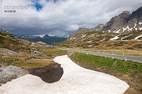 Gebirgspass Pass Europa Kanton Graubünden Schweiz