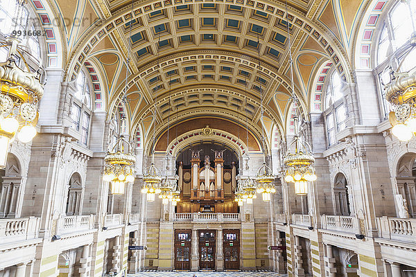 Europa britisch Großbritannien Kunst Museum Galerie Glasgow Schottland Innenaufnahme
