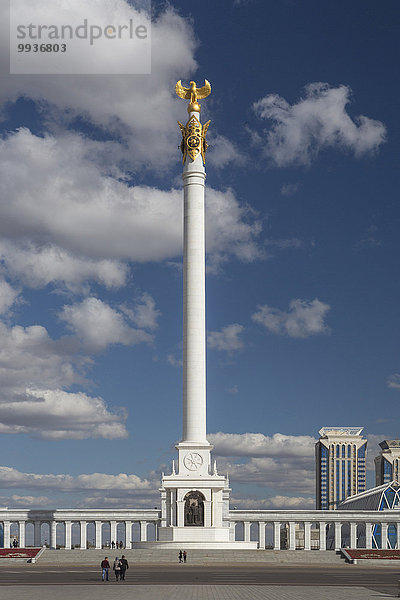 Skyline Skylines Sommer niemand Reise Großstadt Architektur Monument Tourismus Zentralasien Kasachstan Moschee neu