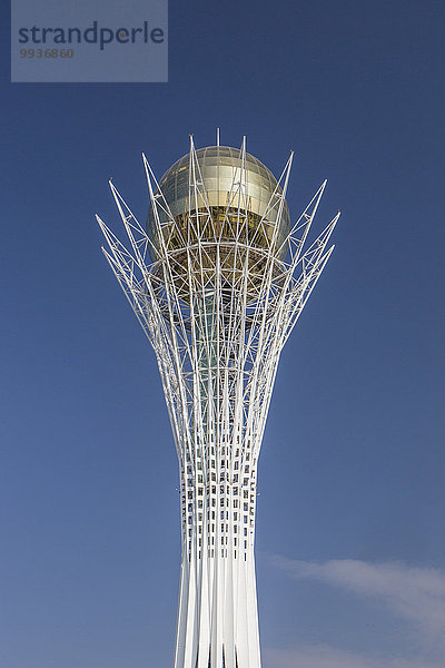 niemand Reise Großstadt Architektur Turm Monument Tourismus Zentralasien Kasachstan
