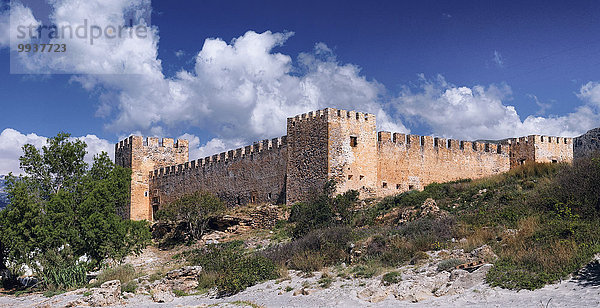 Europa Palast Schloß Schlösser Festung Insel Venetien Chania Kreta Griechenland