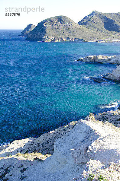 Naturschutzgebiet Steilküste Küste Almeria Mittelmeer Spanien