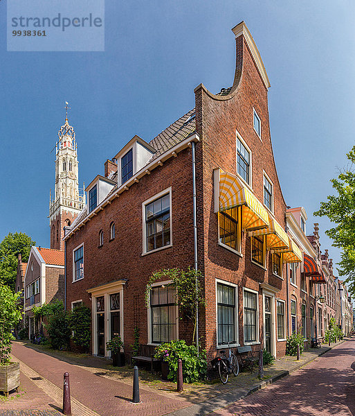 Europa Sommer Großstadt Kirche Dorf Niederlande Haarlem