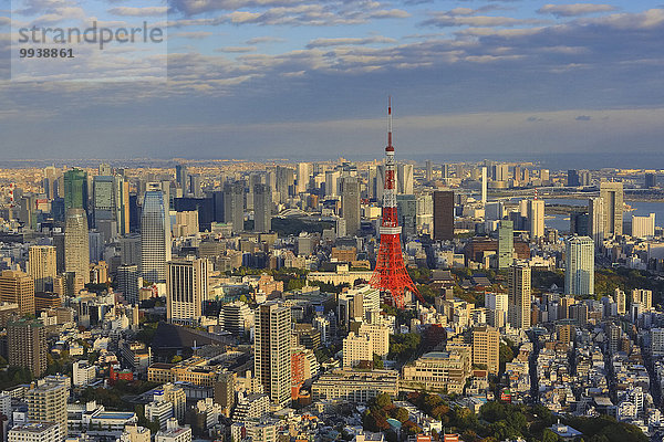 Panorama Skyline Skylines Landschaft niemand Reise Großstadt Tokyo Hauptstadt Architektur bunt Hochhaus Tourismus Roppongi Asien Japan