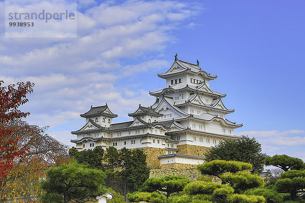 Landschaft niemand Reise Großstadt weiß Architektur Geschichte bunt Tourismus Asien Japan