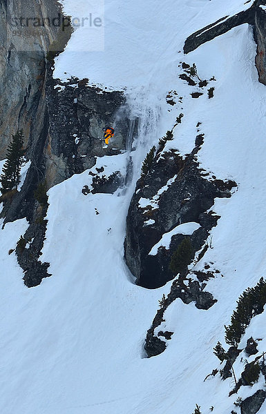 Snowboard Steilküste springen Sieg Gewinn Tiefschnee März Platz Schweiz