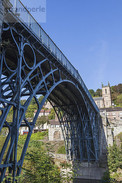 Brücke Ironbridge England Eisen Shropshire