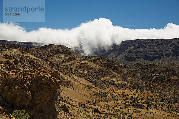 Landschaftlich schön landschaftlich reizvoll Europa Kanaren Kanarische Inseln Hochebene UNESCO-Welterbe Spanien Teide Nationalpark Teneriffa