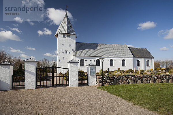 Kirche St. Laurentius  Rejsby  Jütland  Dänemark  Europa